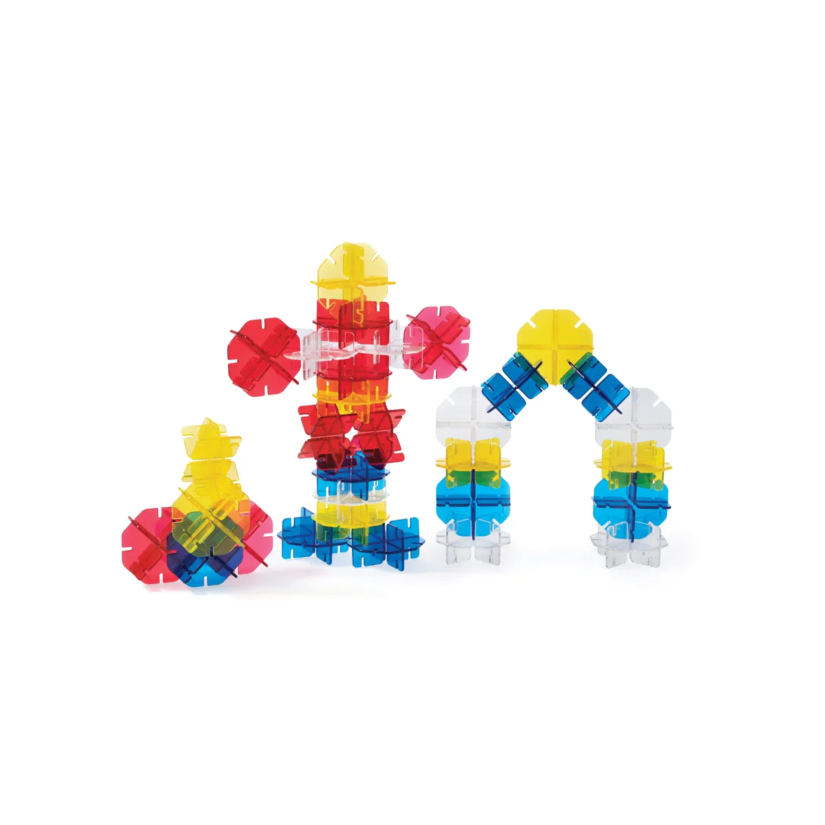 Konstruktion, Bausteine, Kunststoff, Bunte Blöcke, Kugelverbindung, Kugelbau-Set, Bausteine, Bauklotz, Plastikbausteine, Helle Farben