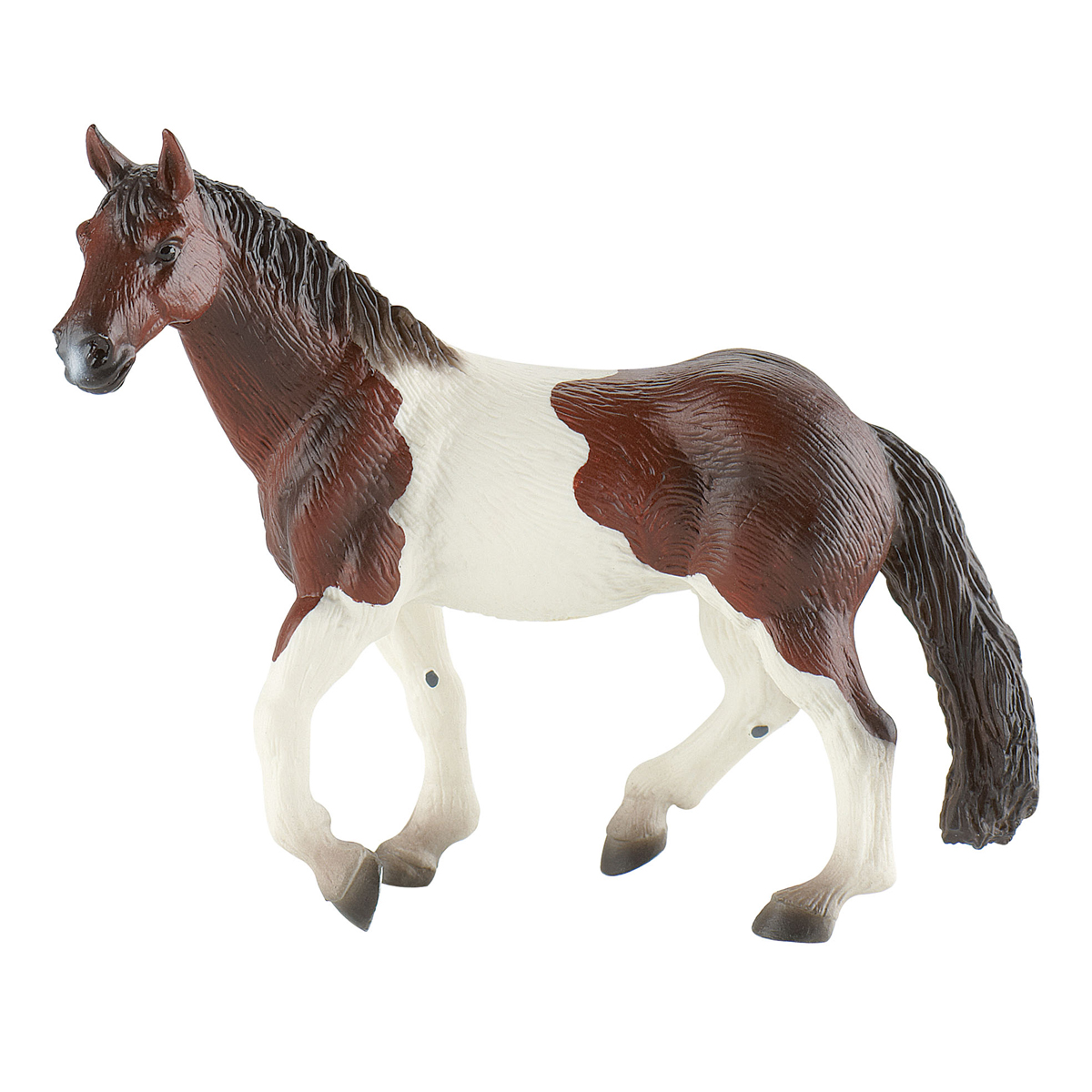 Pferd, Tiermodell, Spielzeug, Pinto, Hingucker, Pferd, Modell, Druckmodell, Stute, Tierfigur