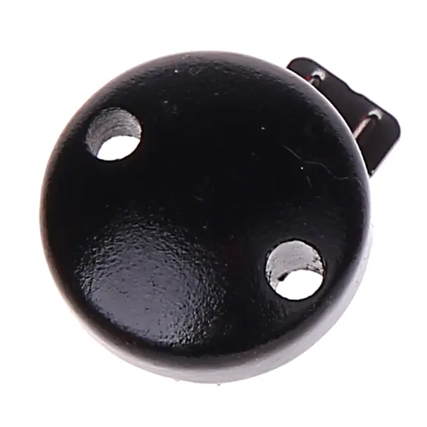 Schnullerclip mini / Holzclip Ø30mm schwarz 1207 auf Lager