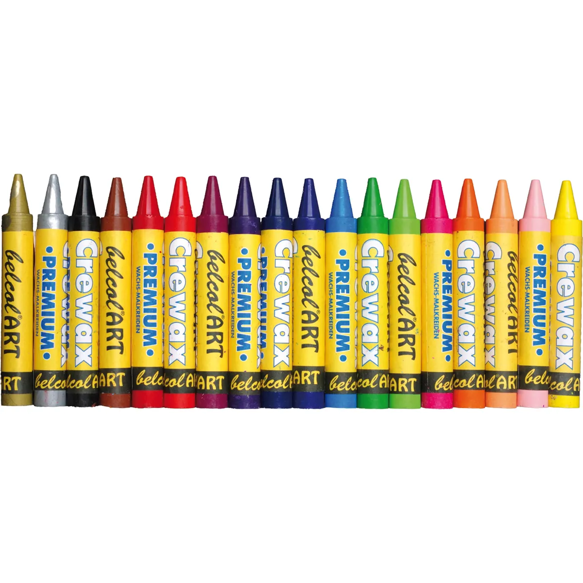 Kreidenstift, Farbstift, Crayon, Wachsstift, Buntstift, Farbstifte, Wachsmalstifte, Kridgelb, Kunstbedarf, Sortierte Farben