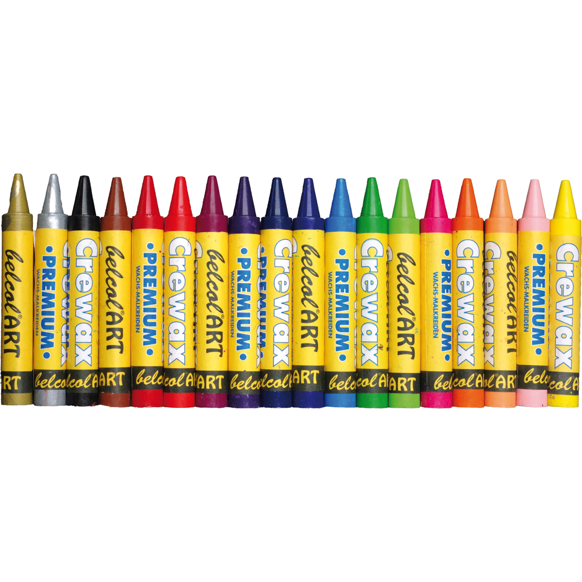 Kreidenstift, Farbstift, Crayon, Wachsstift, Buntstift, Farbstifte, Wachsmalstifte, Kridgelb, Kunstbedarf, Sortierte Farben
