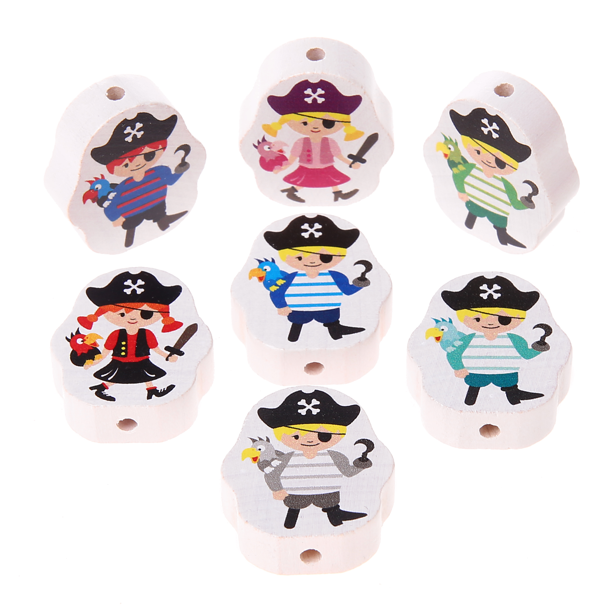 Pirate motif bead - pirate