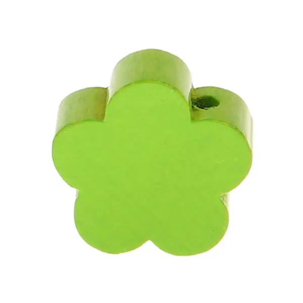 Flower motif bead yellow-green 486 in stock 