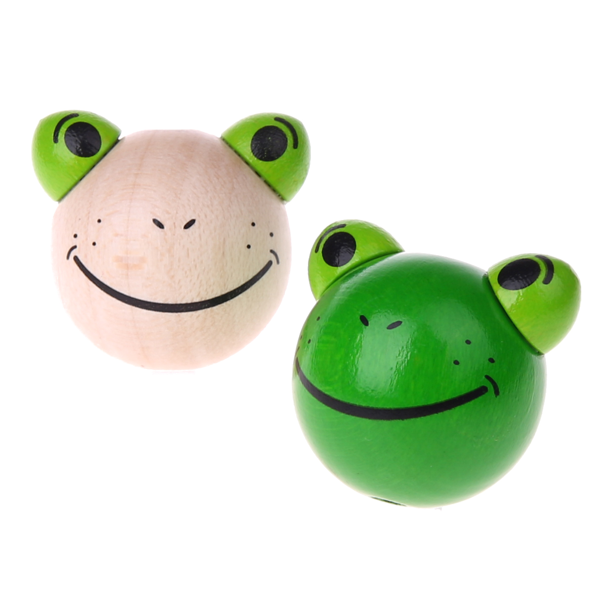 3D frog motif bead