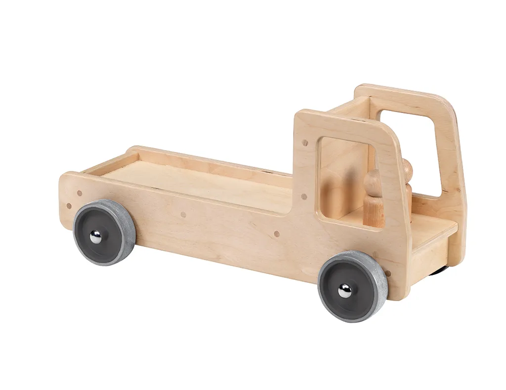 Holzwagen, Holzspielzeug, Karren, Wagenboden, Räder aus Metall, Holzwagen, Ladewagen, Holzspielzeug, Kinderwagen, Wagenspielzeug