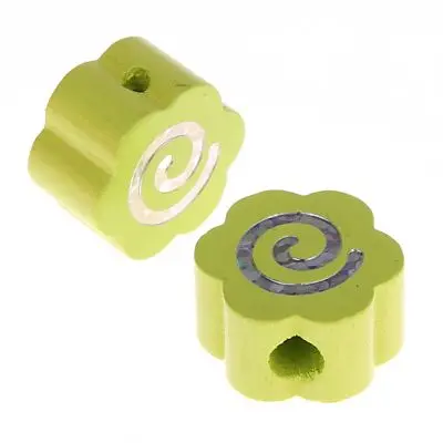 Motif bead glitter flower spiral safety hole lemon 469 in stock 