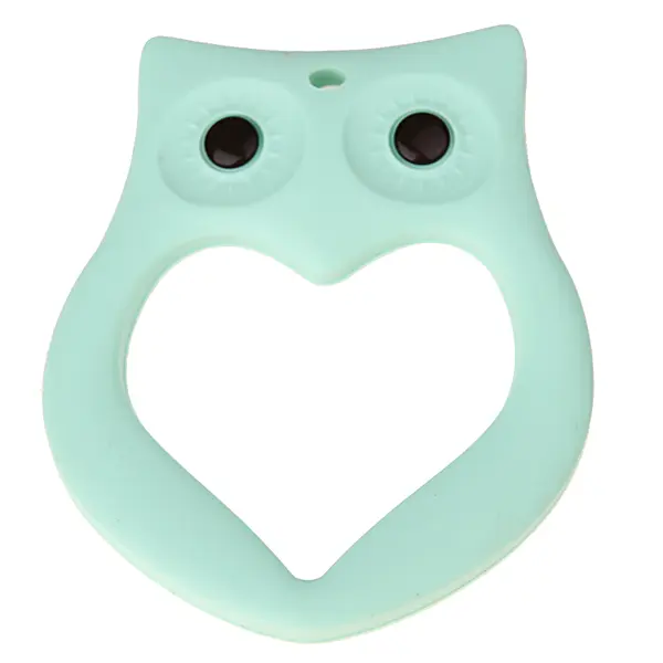 Owl teething ring mint 0 in stock 