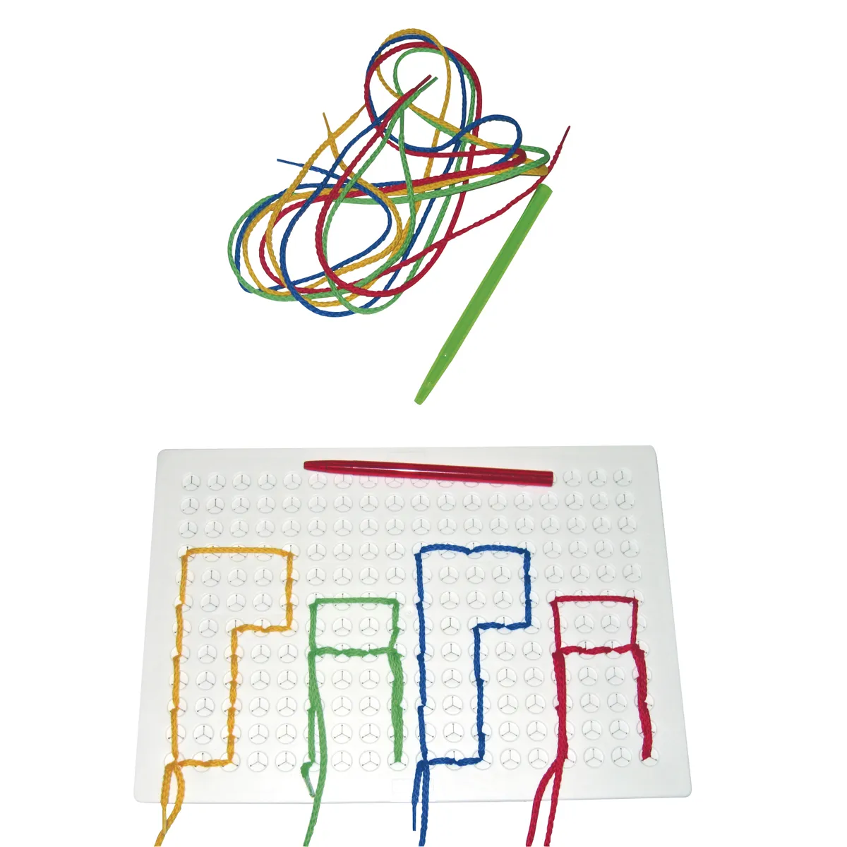 Kordelzug, Bastelset, Garnfaden, Wollfaden, Strickset, Strickgerät, Faden, Bobble-Werkzeug, Nadel-Draht, Kunststoffplatte