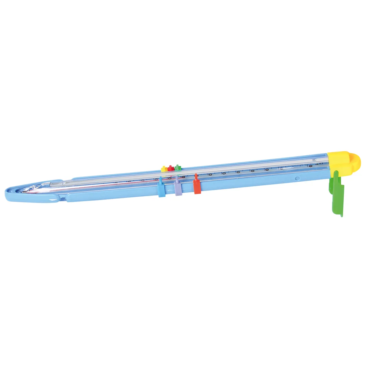 Linealfilter, Kunststoff, Blau, Teleskopischer Filter, Faltsystem, Schneidelineal, Lineal, Messlineal, Kinderlineal, Transparent/Blau