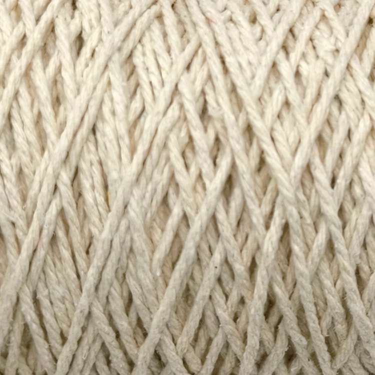 Macramé cotton cord Ø 2mm - 1 meter nature 52 in stock 
