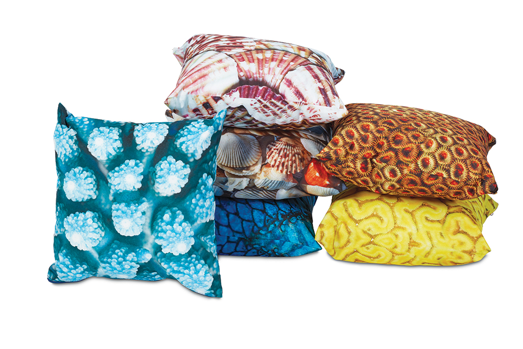 kissen, kissenbezug, druck, meerestiere, pattern, kissen, kissenbezug, pillow, muster, textur