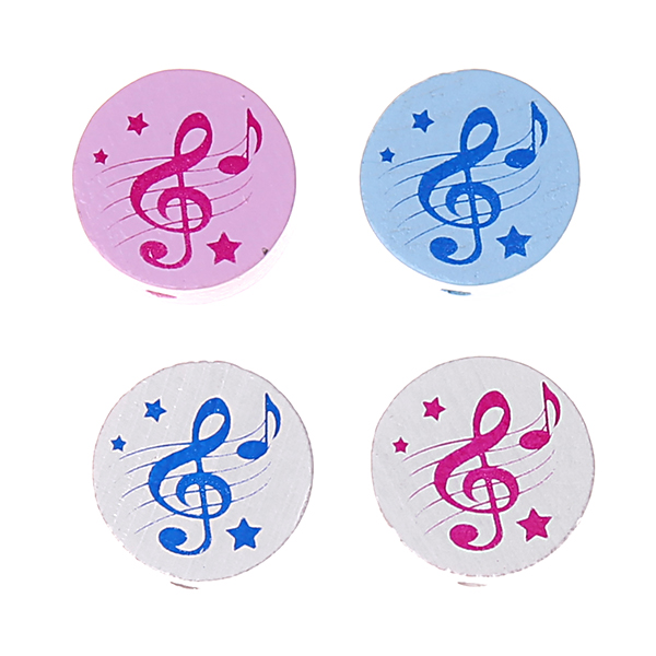 Motif bead disc clef