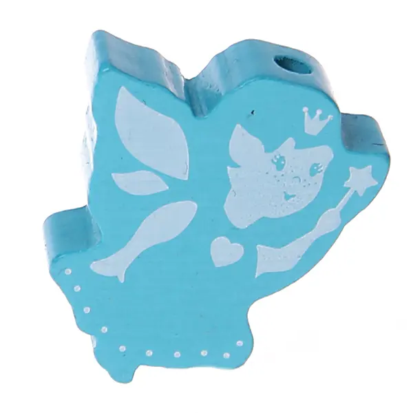 Fairy motif bead light turquoise 355 in stock 