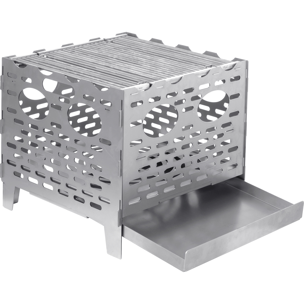 Grillkorb, Grillbox, Metallkiste, Kohlegrill, Schale