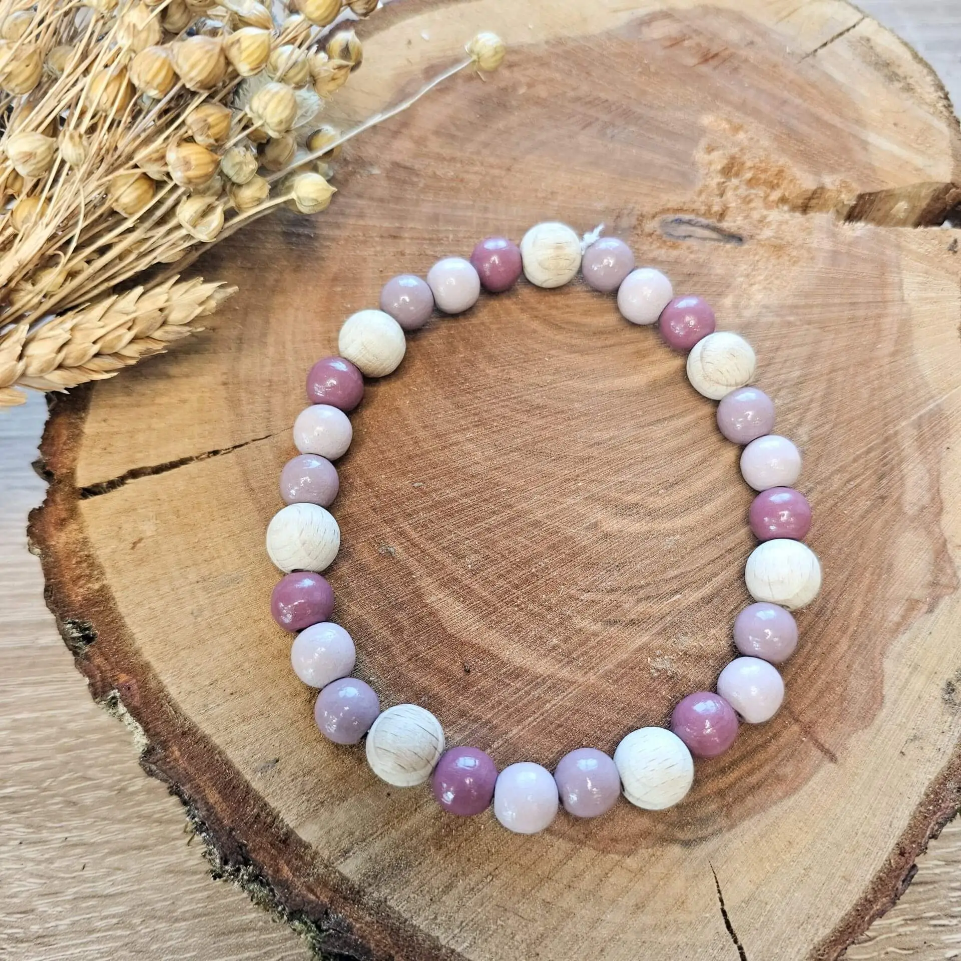 Hundehalskette "rosé" 