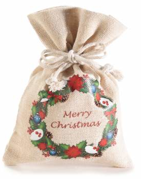 Cotton gift bag Christmas Merry Christmas 0 in stock 