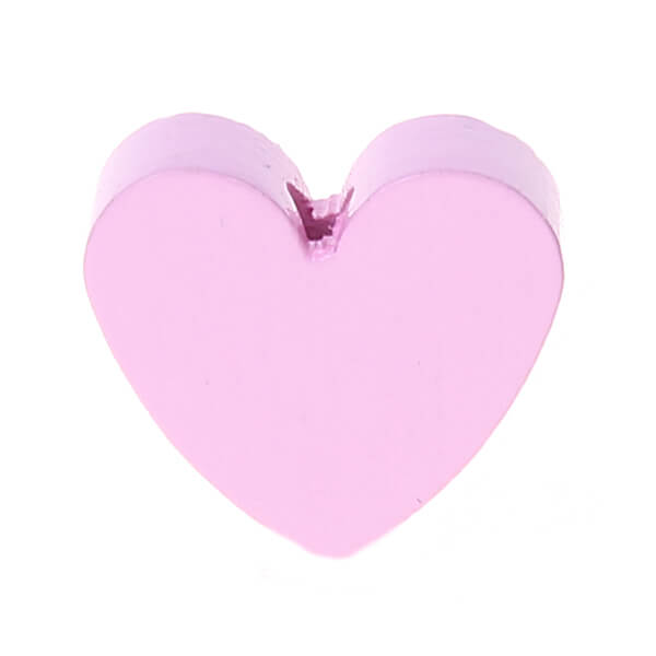 Heart motif bead (mini) pink 1153 in stock 