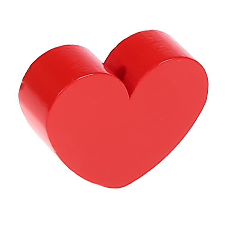 Motif bead shaped bead heart large red 702 in stock 