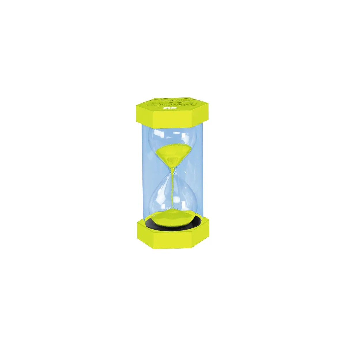 Stundenglas, Sanduhr, neon Gelb, transparenter Körper, Stundenglas-Timer, uhrsandglas, sanduhr, neon, gelb, dekorativ