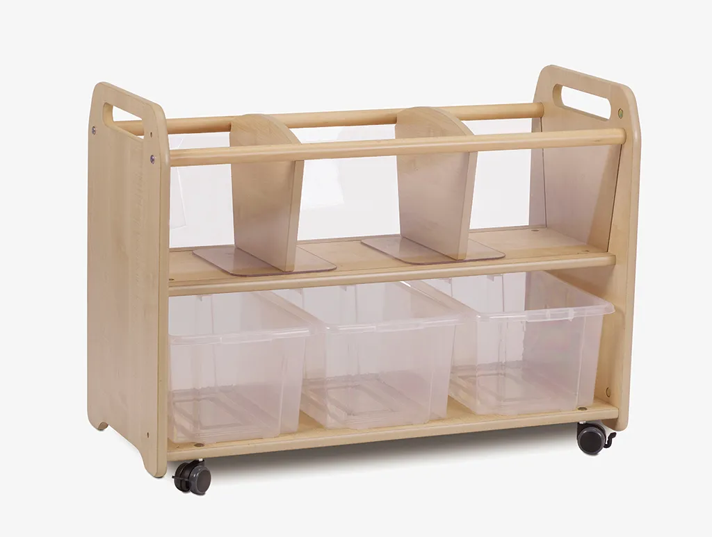Holzregal, Rollwagen, Aufbewahrung, Kistenablage, Kastenboxen, Holzregal, Aufbewahrung, Körbe/Behälter, Rollwagen, Kofferrollen, Holz-Tischwagen, Körbeboxen, Rollwagen, Kindergarten, Aufbewahrung