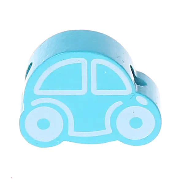 Mini car motif bead light turquoise 536 in stock 