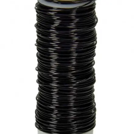 Kupferdraht Ø 0,5mm • 25 Meter schwarz 0 auf Lager