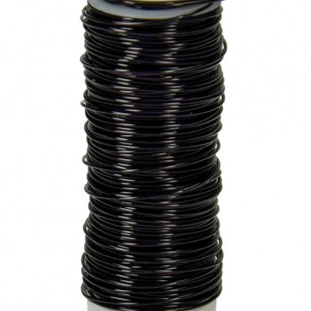 Kupferdraht Ø 0,5mm • 25 Meter schwarz 0 auf Lager