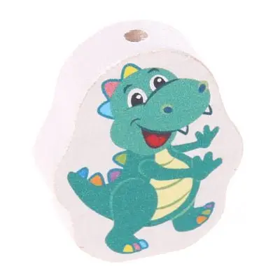 Dino motif bead green 11 in stock 
