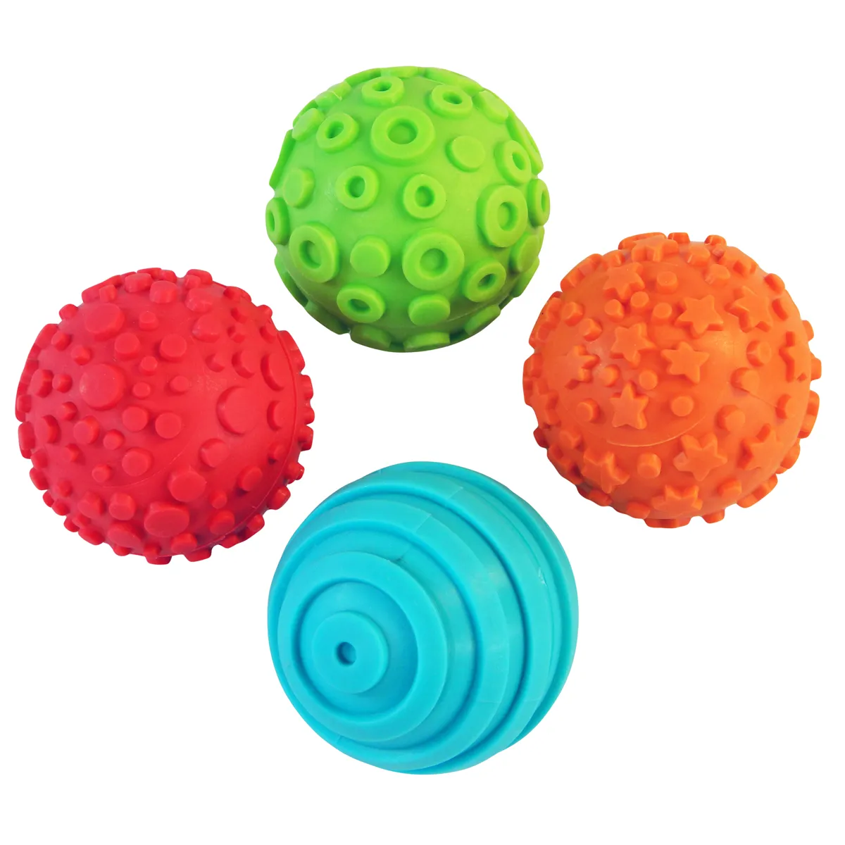 ball, spielzeug, gummi, texturiert, mehrfarbig, Kauballen, Gummi Ball, Spielzeugball, Rutschfest, Bumpersball
