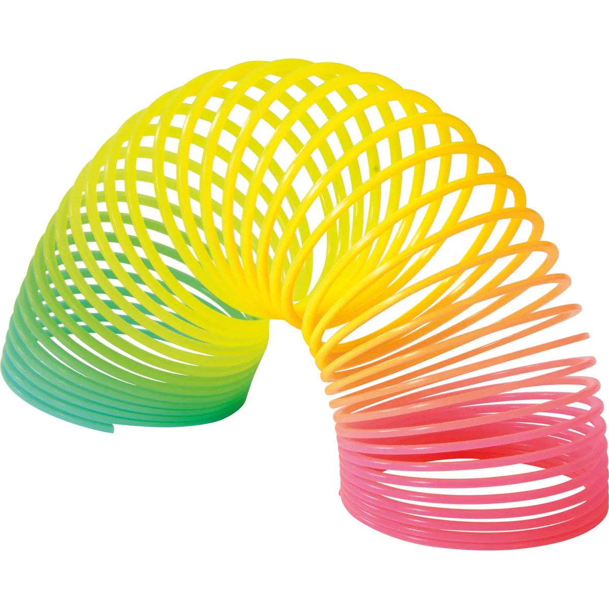 Slinky, Rainbow, Plastic, Drähte, Spirale, Schaumschlange, Spielzeug, Gummi?, Reaktionsspiel, Rainbow