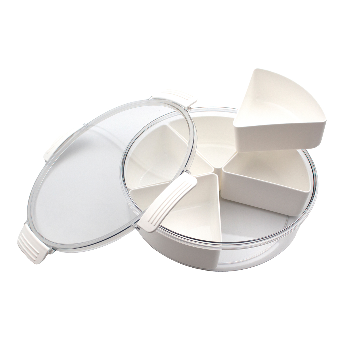 Aufbewahrungsbox, Lunchbox, Fachunterteilung, Deckel klar, Küche