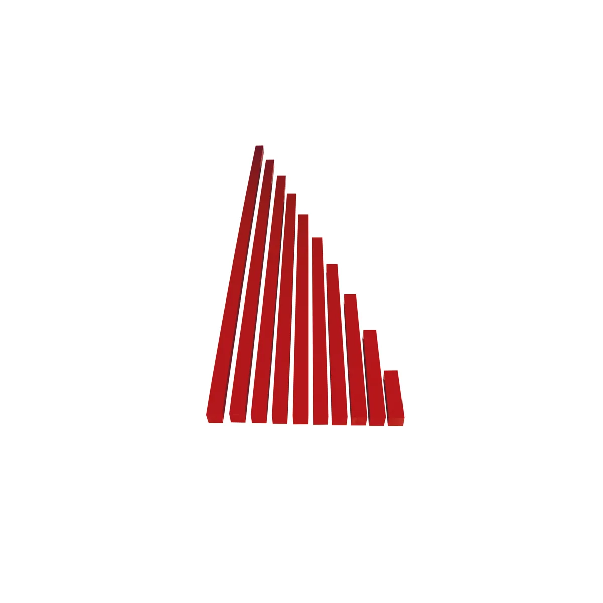rot, Balken, Rechtecke, Geometrisch, Design, Kunst-Logo, Rot, Linien, Säulen, Abstrakt