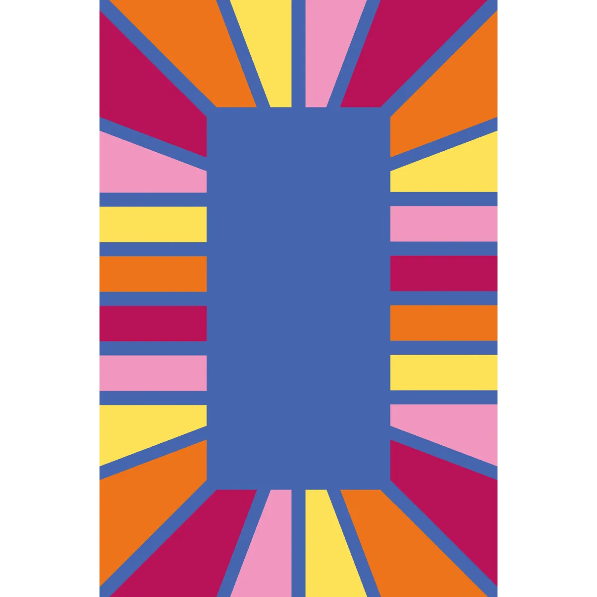 grüner pfosten, abstractes muster, farbblöcke, rechteckige fläche, banner design, abstract, geometrisch, bunt, sonnenburst, blaues zentrum