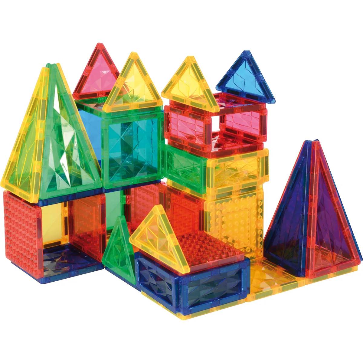 Kunststoffbausteine, Bausteine, Geometrische Formen, Kinder Spielzeug, Kunststoffset, Klemmbausteine, Transparente Bausteine, Bauklötze, Geometrische Formen, Spielzeugset