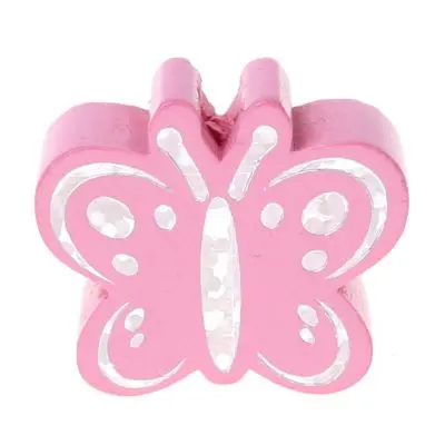 Motif bead butterfly glitter baby pink 806 in stock 
