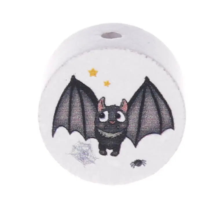 Motif bead disc bat white 30 in stock 