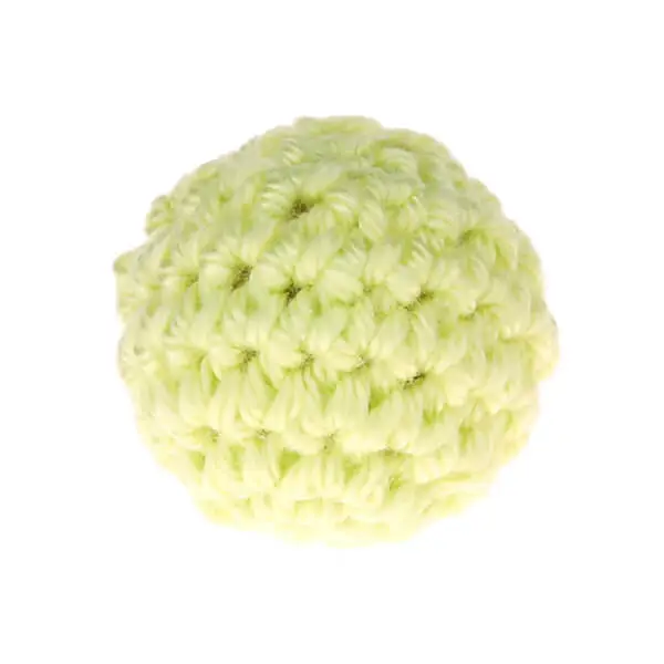 Crochet bead 25 mm lemon 116 in stock 