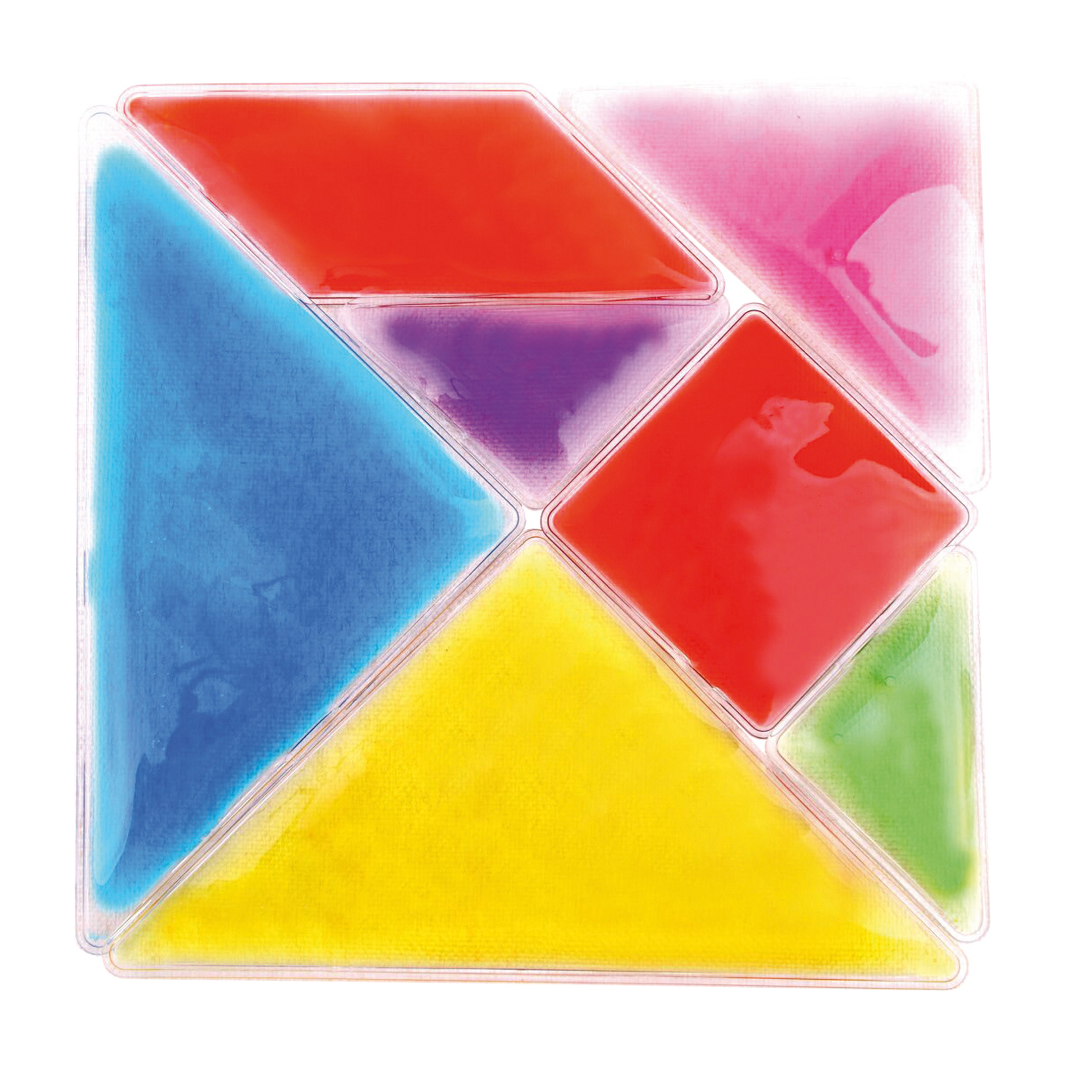 Taschenpuzzle, Farbwürfel, Geometrische Formen, Farbiges Spielmaterial, Puzzlespiel, Farben, Farbblock, Puzzle-Formen, Bunte Segmente, Geometrische Farben