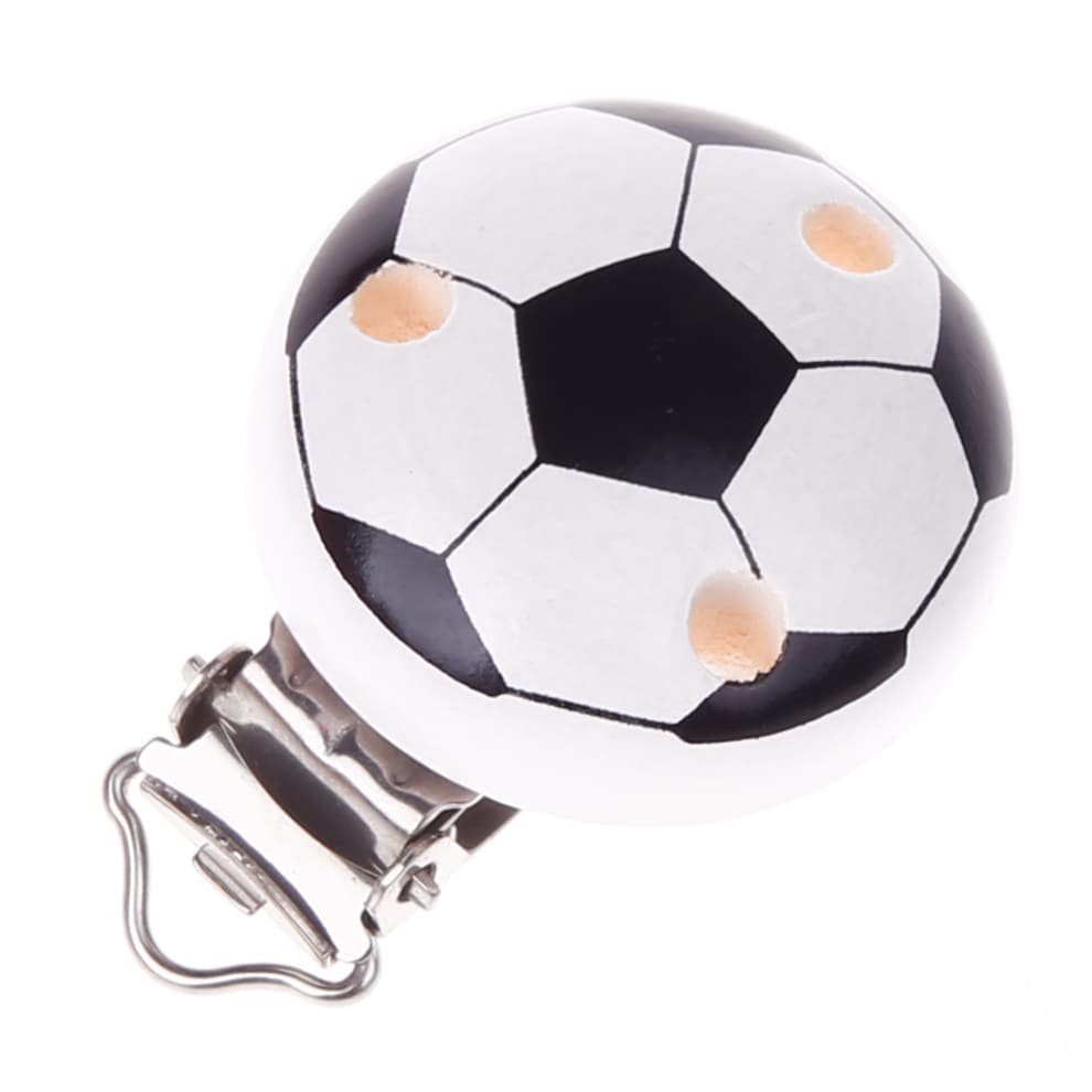 Soother clip football