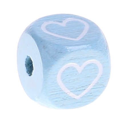 Letter beads baby blue 10x10mm ♥ 0 in stock 