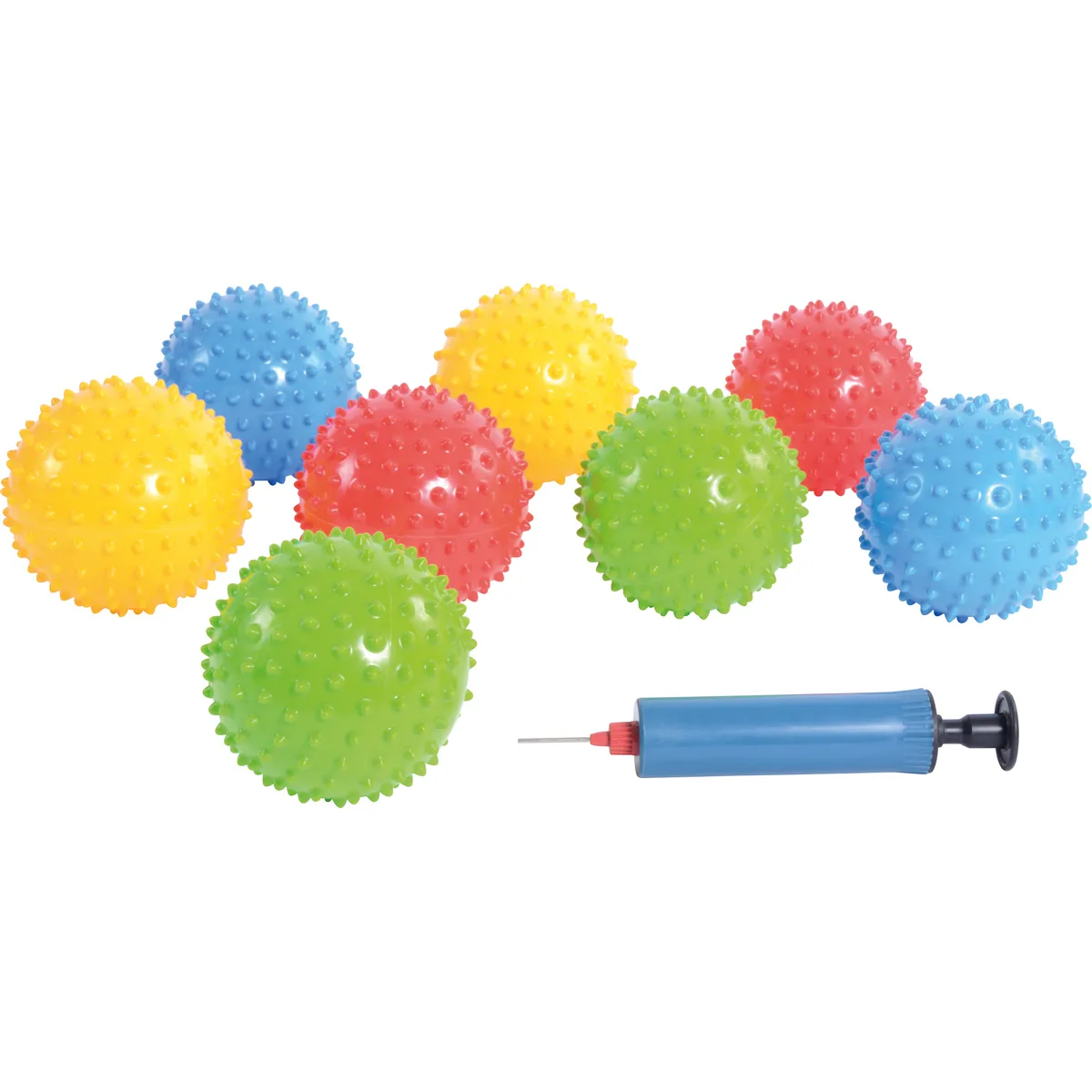 Gummi Ball, Kugelspielzeug, Sprungball, Beiß-/Beissball, Spielsachen-Set, Handball, Ball, Massagball, Stachelball, Pumpe