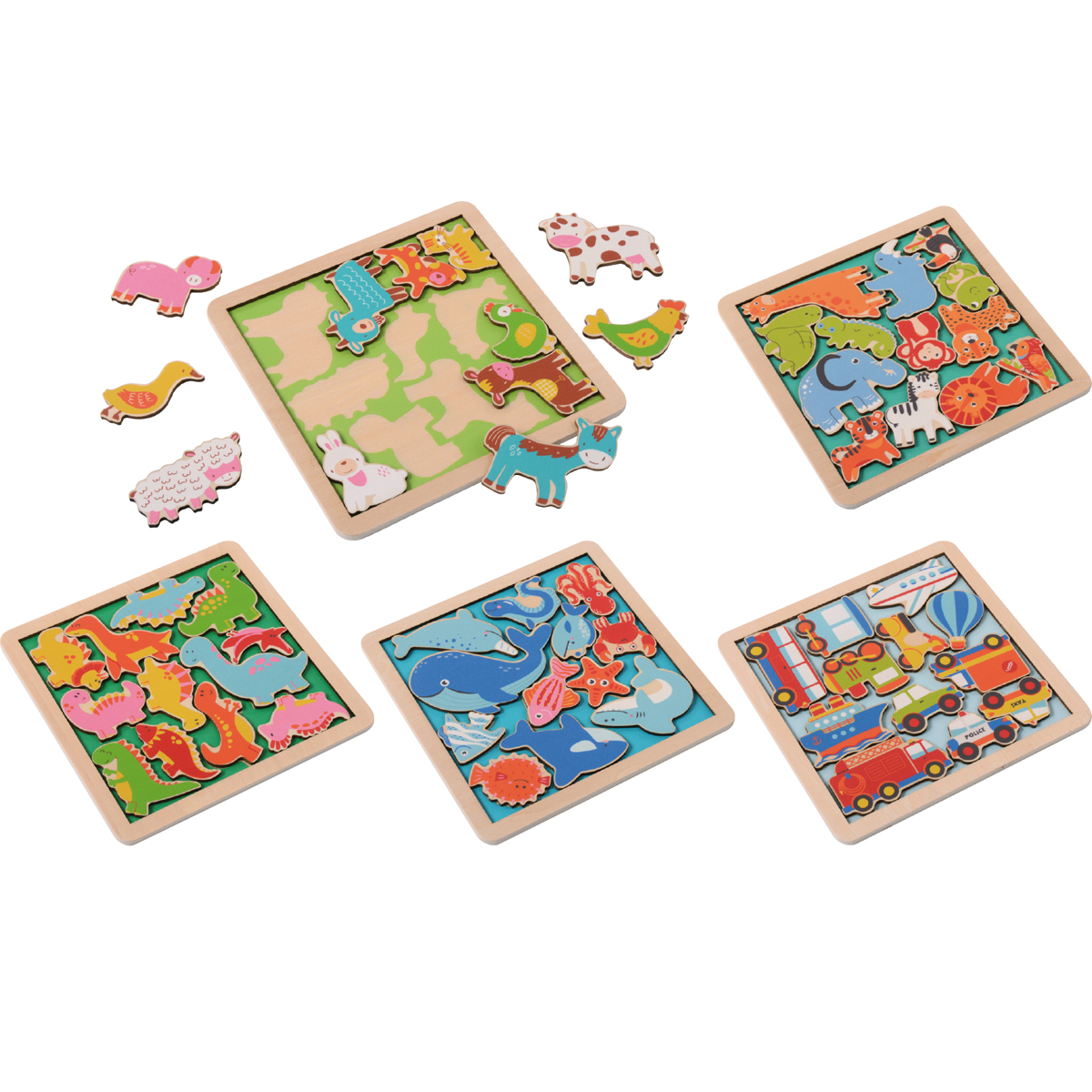 puzzle, Holzpuzzle, Tiere, Tierpuzzle, bunt, puzzle, holzpuzzle, tierpuzzle, buntes puzzle, zug puzzle