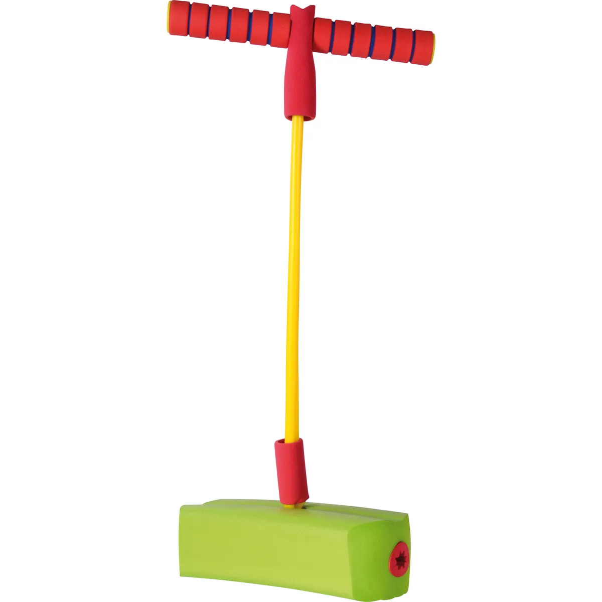 gummi hammer, spielzeug hammers, trolley hammer, farbig, regenbogenfarbig, trolley, roller, stick, green block, red grip
