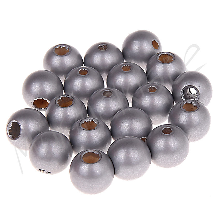 Sicherheitsperlen 12mm • 25 Stück silber 134 auf Lager