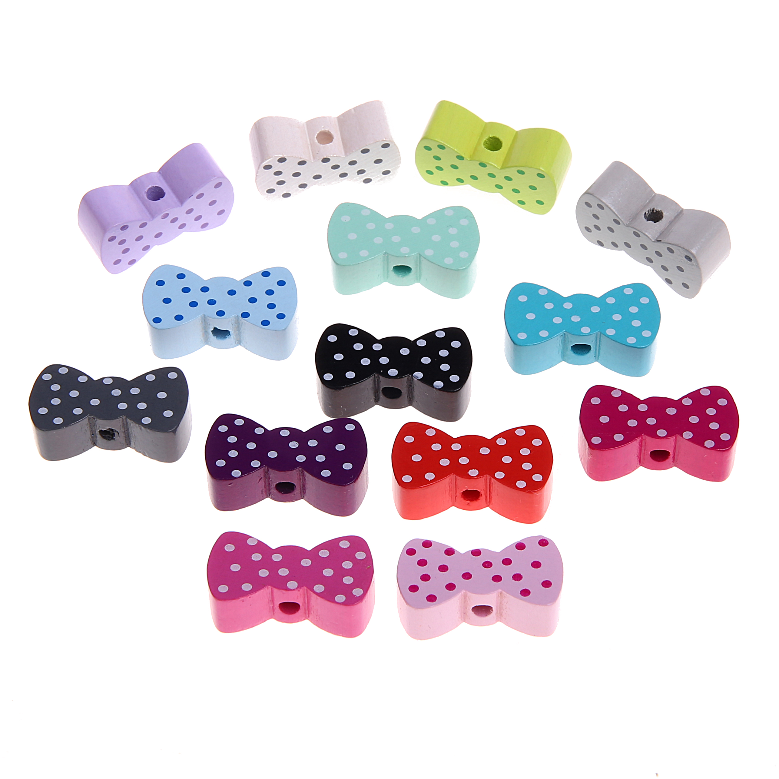 Bow motif bead