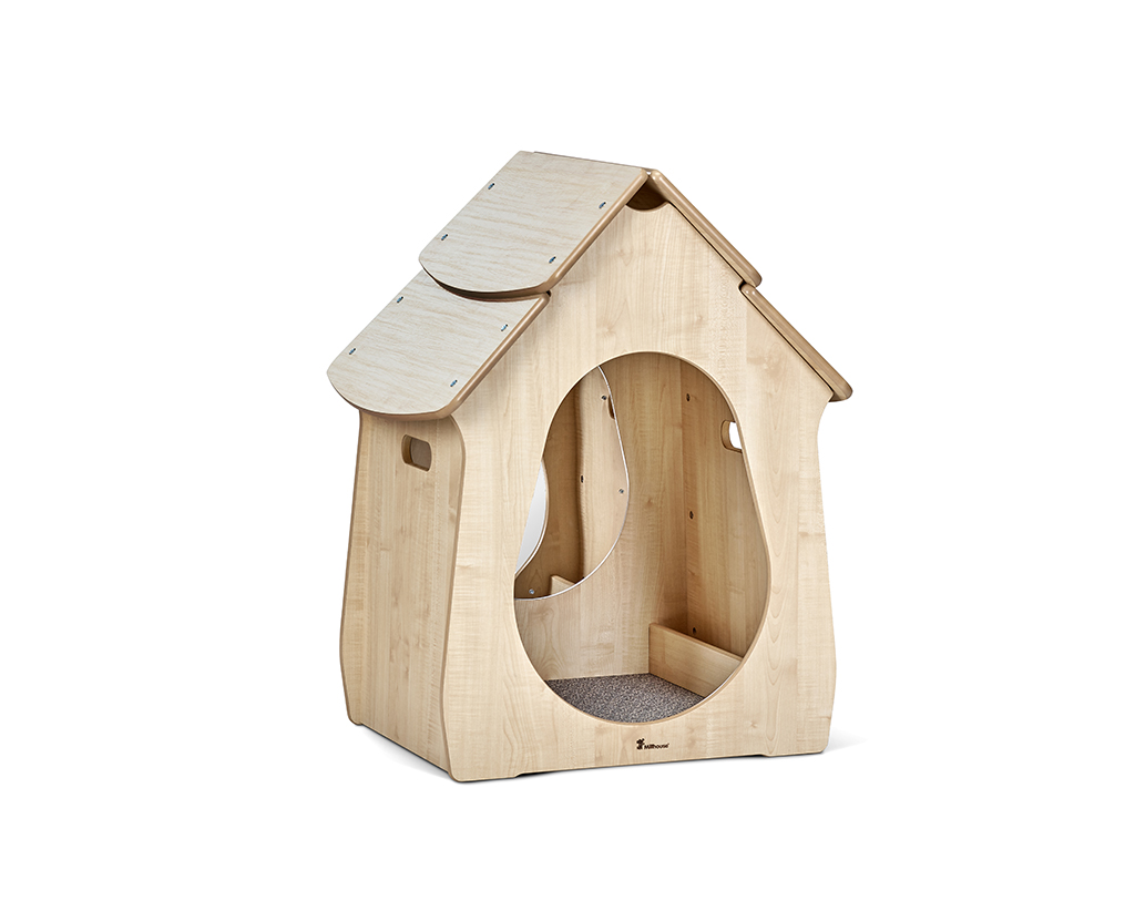 _Kind, Holz, Hundehütte, offene Vorderseite, klein, Holzhaus, Kuschelhöhle, Tierhaus, Kinderzimmer, Hundehaus