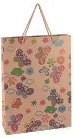 Medium colorful gift bag Butterflies 14 in stock 
