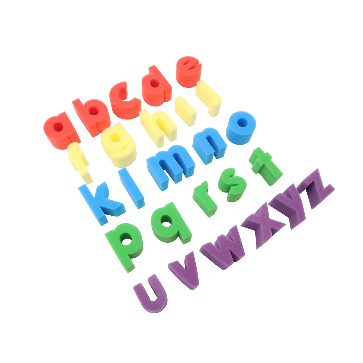 Buchstaben, Alphabet, Kunststoff, Farbig, Kinder, alphabet, Buchstaben, Kaleidoskopische Buchstaben, bunt, Kinder-Spielzeug