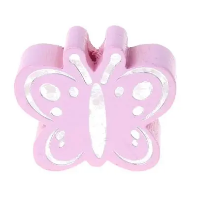 Motif bead butterfly glitter pink 295 in stock 