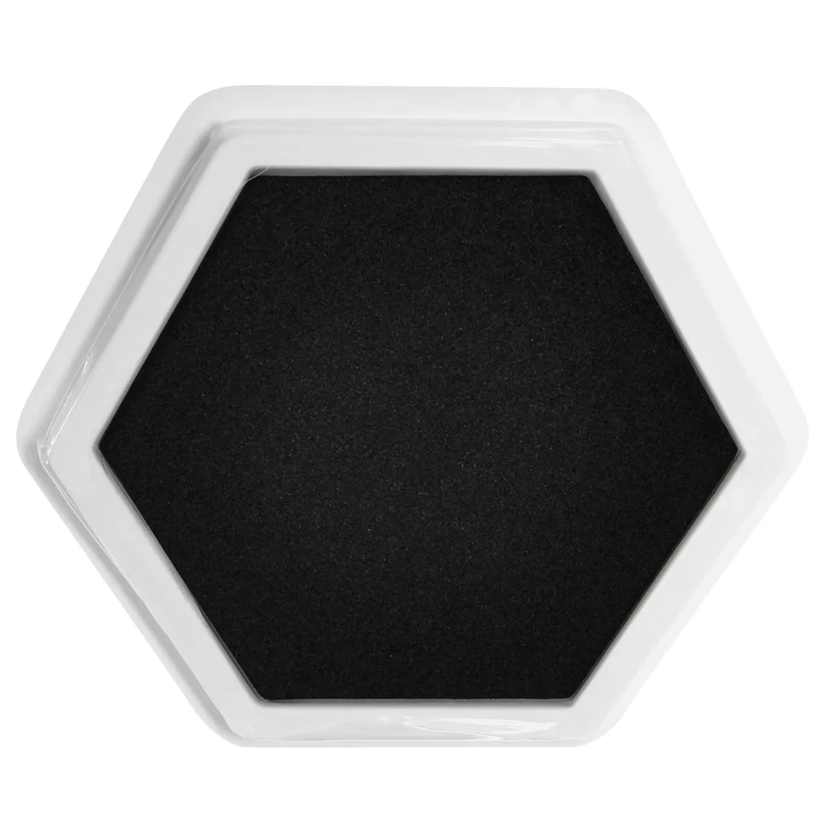 hexagon, schwarzer pad, Schaumstoff, Aufkleber-Pad, Acryl-Case, Hexagon, Schwarze Matte, Schaumstoffpad, DIY-Zubehör, Griftdämpfer